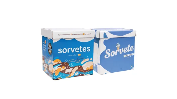 Caixas de sorvete personalizadas Nicopel